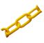 Imagem de CORRENTE PLASTICA ELOS GRANDES 57 X 30 X 10MM AMARELA