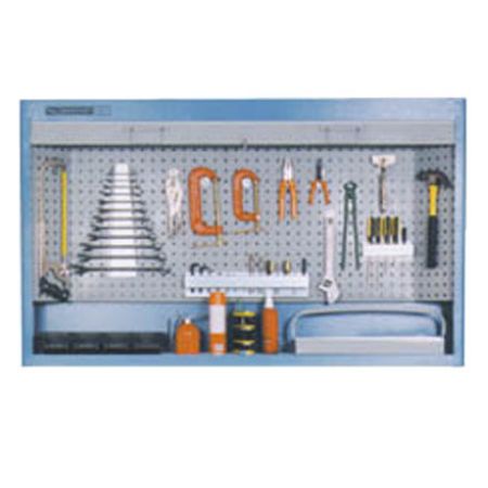 Imagem de ARMARIO DE ACO P/ FERRAMENTAS C/ ILUMINACAO E PERSIANA 1500 X 210 X 900MM