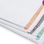 Imagem de PANO BRANCO C/OVERLOCK COLORIDO 50 CM X 75 CM C/50 UNIDADE