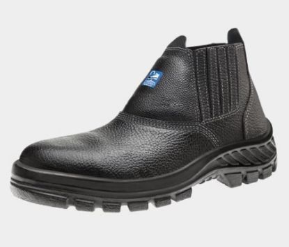 Imagem de BOTA C/ ELASTICO N 37 COR PRETA C/ BIQUEIRA DE COMPOSITE E PALMINHA  EM POLIESTER RESINADO PARA ELETRICISTA