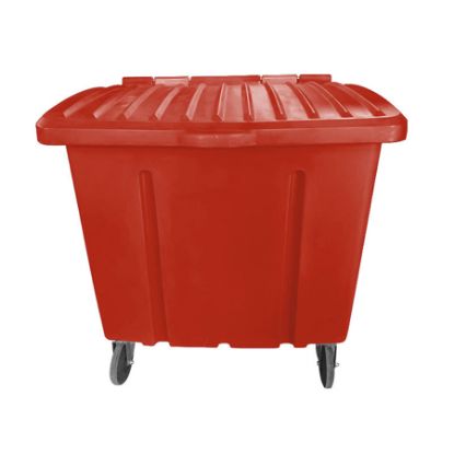 Imagem de COLETOR DE LIXO CAPACIDADE 1200L VERMELHO