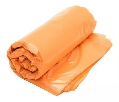 Imagem de SACO PLASTICO DE LIXO  60L  56 X 76 CM CLASSE II  COR  LARANJA