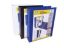 Imagem de PASTA FICHARIO COM 2 ARGOLAS 40X315X260MM EM PVC BRANCA REVESTIDO C/ CRISTAL A4