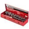 Imagem de JOGO DE SOQUETE ESTRIADO  3/4" 19-50MM  20 PCS, CX METAL