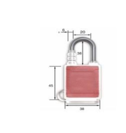 Imagem de DUSTPROOF SAFETY PADLOCK