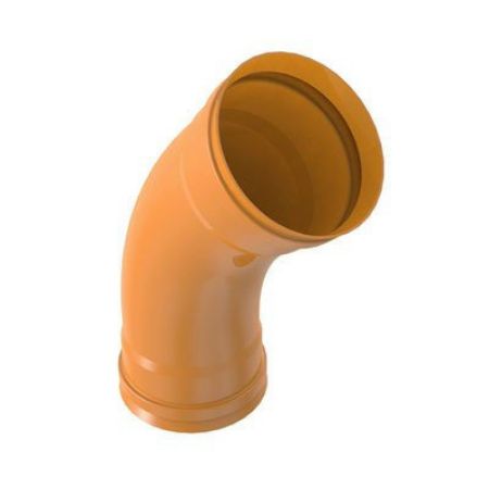 Imagem de CURVA DE PVC 45° COLETOR UNIVERSAL BB JE DN 200MM CB