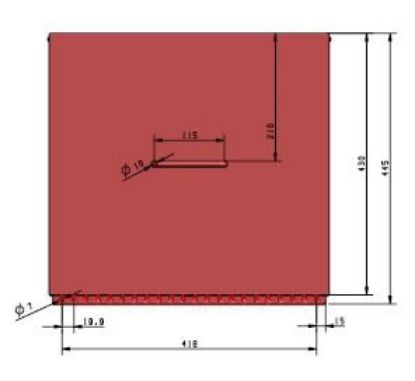 Imagem de CAIXA DE BLOQUEIO PARA 22 CADEADOS  46 CM X 43 CM X 29 CM COM ALCA EM ALUMINIO