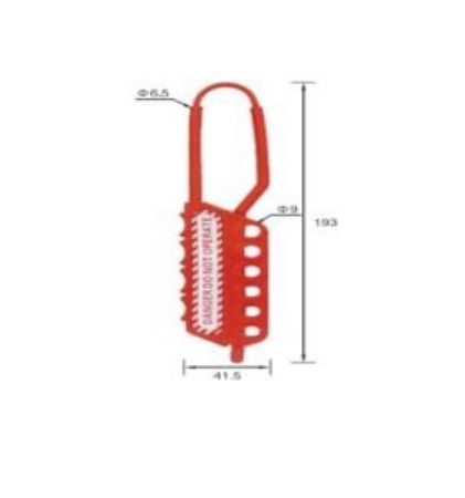 Imagem de GARRA PLASTICA DE BLOQUEIO 41,5MM X 193MM