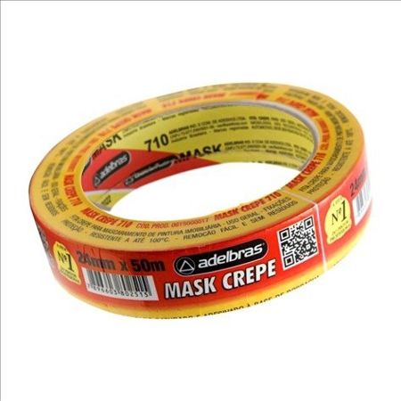 Imagem de FITA CREPE 710 16MM X 50M MASK CREPE