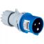 Imagem de PLUGUE MOVEL 2P+T 16A 220-250V 06H IP44