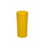 Imagem de LIXEIRA PLASTICA  22L C/ TAMPA MEIA ESFERA AMARELO