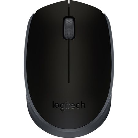 Imagem de MOUSE SEM FIO LOGITECH M170 COM DESIGN AMBIDESTRO COMPACTO, CONEXÃO USB E PILHA INCLUSA - PRETO CX 1 UN