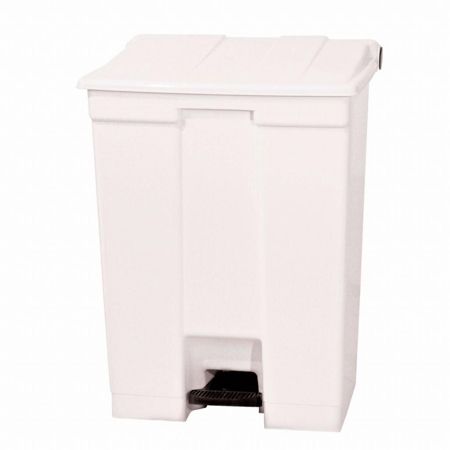 Imagem de LIXEIRA PLASTICA RETANGULAR  25L C/ PEDAL BRANCO