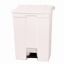 Imagem de LIXEIRA PLASTICA RETANGULAR  25L C/ PEDAL BRANCO