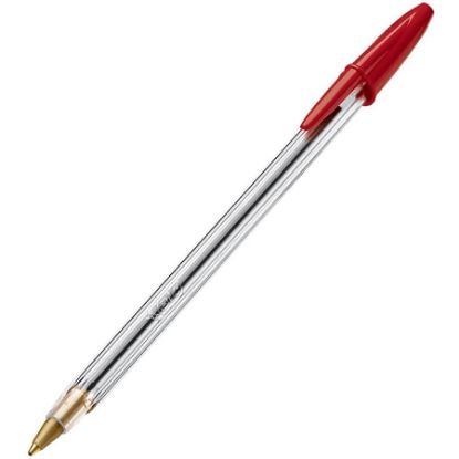 Imagem de CANETA ESFEROGRAFICA CRISTAL 1.0MM VERMELHA DURA MAIS A CLASSICA
