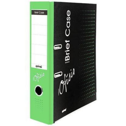 Imagem de REGISTRADOR A/Z C/ ROTULO OFICIO LL BRIEF CASE VERDE