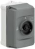 Imagem de CAIXA DE PARTIDA CINZA C/ MANOPLA PRETA IP65 P/ DISJUNTORES-MOTOR MS116 MS132 E MO132