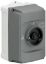 Imagem de CAIXA DE PARTIDA CINZA C/ MANOPLA PRETA IP65 P/ DISJUNTORES-MOTOR MS116 MS132 E MO132