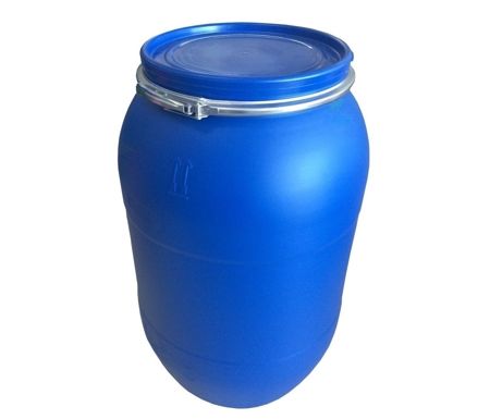 Imagem de BOMBONA (TAMBOR) TAMPA REMOVIVEL 200L MOD B AZUL ANEL ZINCADO TAMPA R420MM