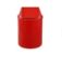 Imagem de LIXEIRA PLASTICA 12L REDONDA C/ TAMPA BASCULANTE VERMELHO