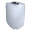 Imagem de BOMBONA PLASTICA 50L RETANGULAR COM ALCA EM PEAD TAMPA LACRE DIAM 280MMM, BRANCA SEM ROTULO