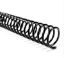 Imagem de ESPIRAL PARA ENCADERNAÇÃO 20MM X 330MM P/ 120 FOLHAS PRETO C/ 80