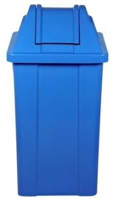 Imagem de LIXEIRA PLASTICA  10L  25CM DE ALTURA AZUL