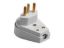Imagem de PLUGUE MACHO PREDIAL 2P+T 10A 250V CINZA