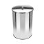 Imagem de LIXEIRA OFFICE REDONDA 10L C/ TAMPA EM ACO INOX