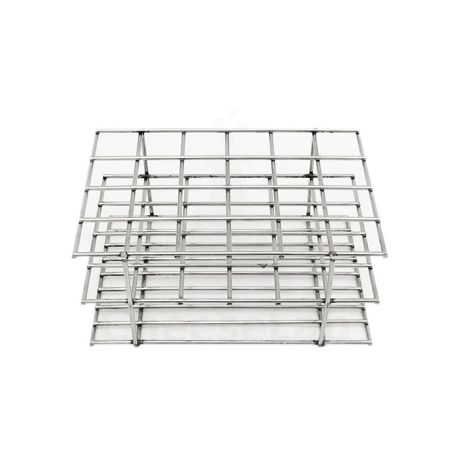 Imagem de ESTANTE DE ACO INOX P/  40 TUBOS DE ENSAIO