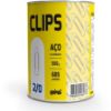 Imagem de CLIPS NUMERO 2/0 GALVANIZADO, LATA COM 500G, SPIRAL - PT 1 UN