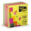 Imagem de BLOCO AUTOADESIVO 76X76 NEON 5 CORES C/400FLS STICK NOTE PT 1 UN
