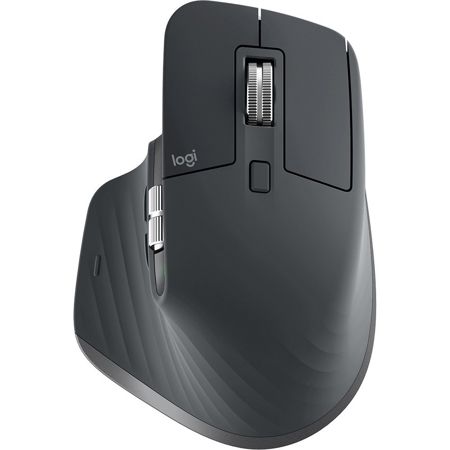 Imagem de MOUSE SEM FIO LOGITECH MX MASTER 3S PARA USO EM QUALQUER SUPERFÍCIE, CLIQUE SILENCIOSO, CONEXÃO USB OU BLUETOOTH- GRAFITE CX 1 U