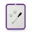 Imagem de QUADRO MAGNÉTICO 27,6X21,2 MOLDURA POLIPROPILENO ROXO PP2721 EASY OFFICE PT 1 UN