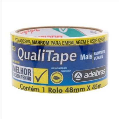 Imagem de FITA ADESIVA QUALITAPE KRAFT 48MM X 45M SLEEVE