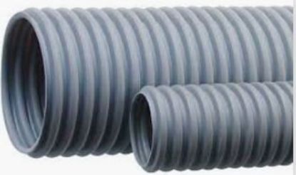 Imagem de ELETRODUTO FLEXIVEL DE POLIETILENO CORRUGADO ALTA DENSIDADE (PEAD) CINZA 1.1/2" DN50 KANADUTO SW