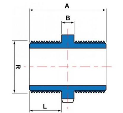 Imagem de NIPLE PVC-U SCH80   3"