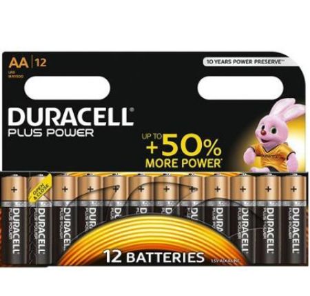 Imagem de DURACELL PILHA ALCALINA AA 1,5V 12 UNIDADES