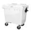 Imagem de CONTENTOR LIXEIRA PLASTICA 1000L C/ PEDAL BRANCA