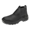 Imagem de BOTA DE COURO RELAX C/ ELASTICO LATERAL BICO PP N° 42 PRETO VULCAFLEX 2016