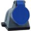 Imagem de TOMADA INDUSTRIAL 3 POLOS 2P + T 16 A - 200 - 250 VCA