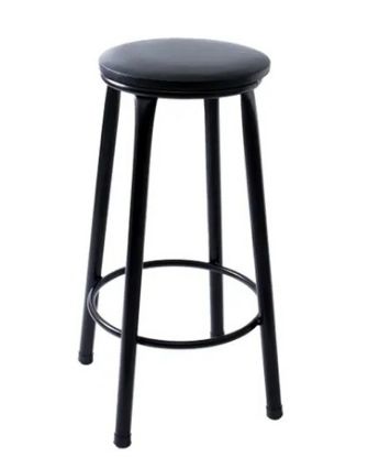 Imagem de BANQUETA ALTA S/ ENCOSTO PRETO