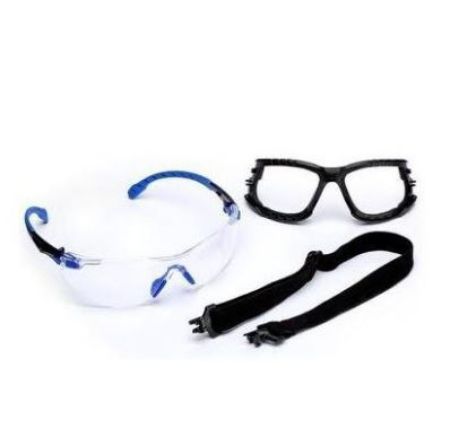 Imagem de OCULOS DE SEGURANCA LENTE INCOLOR ANTIEMBACANTE C/ ELASTICO SOLUS 1000