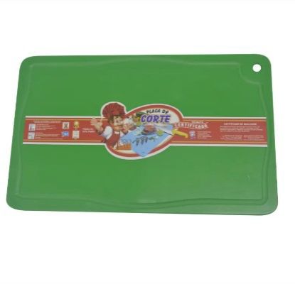 Imagem de PLACA DE CORTE 50 x 30 x 1,5 CM VERDE C/ CANALETA