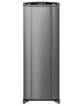 Imagem de GELADEIRA FROST FREE 342L COR INOX COM GAVETAO HORTIFRUTI CONGELADOR ESPACOSO 110V