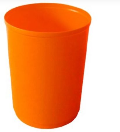 Imagem de LIXEIRA PLASTICA CONICA  13L S/ TAMPA LARANJA