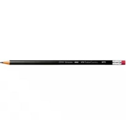 Imagem de LAPIS GRAFITE REDONDO PRETO ECOLAPIS MAX N°2 B C/ BORRACHA