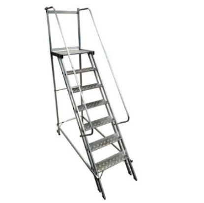 Imagem de ESCADA DE ALUMINIO TIPO TREPADEIRA 6 DEGRAUS 1,75M