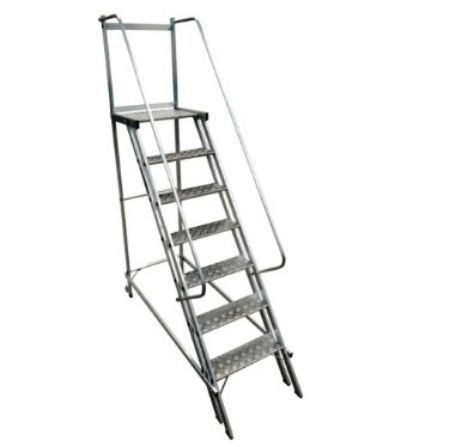 Imagem de ESCADA DE ALUMINIO TIPO TREPADEIRA 6 DEGRAUS 1,75M