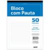 Imagem de BLOCO ANOTAÇÃO C/PAUTA 200X273MM SERRILHADO 50FLS 27597 SPIRAL UN 1 UN